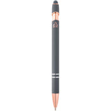 Penna a sfera con finitura oro rosa Nanna personalizzato con logo - Pubblienne