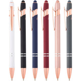 Penna a sfera con finitura oro rosa Nanna personalizzato con logo - Pubblienne