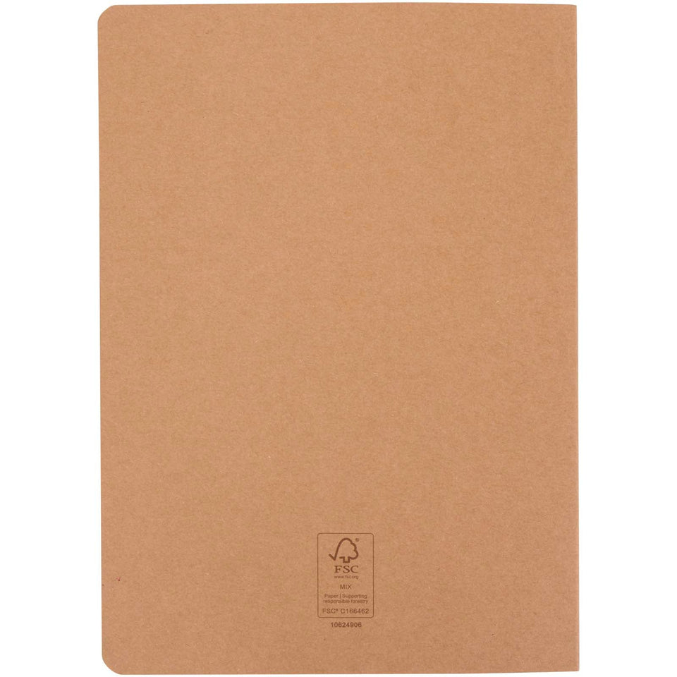 Blocco note taccuino formato A5 in carta kraft con pagine punteggiate Slyk personalizzato con logo - Pubblienne