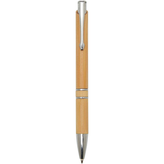 Penna a sfera in bambù Wicker (inchiostro nero) personalizzato con logo - Pubblienne