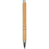 Penna a sfera in bambù Wicker (inchiostro nero) personalizzato con logo - Pubblienne
