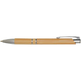 Penna a sfera in bambù Wicker (inchiostro nero) personalizzato con logo - Pubblienne