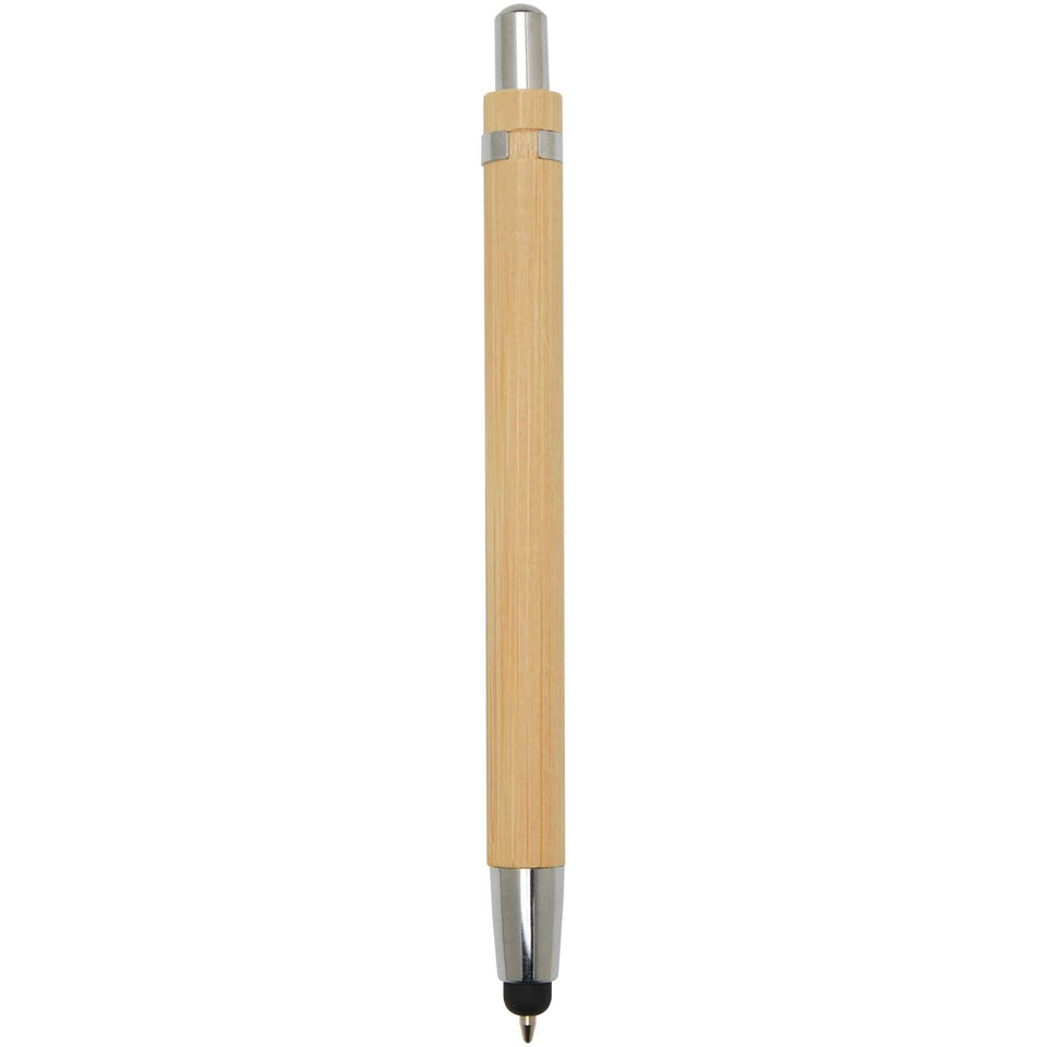 Penna a sfera in bambù Elm (inchiostro nero) personalizzato con logo - Pubblienne