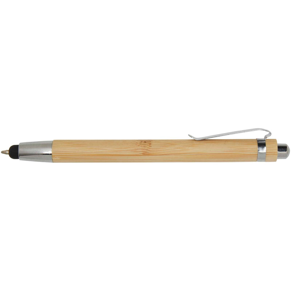 Penna a sfera in bambù Elm (inchiostro nero) personalizzato con logo - Pubblienne