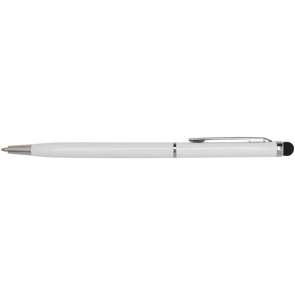 Penna a sfera in alluminio con stylus Ore (inchiostro blu) personalizzato con logo - Pubblienne