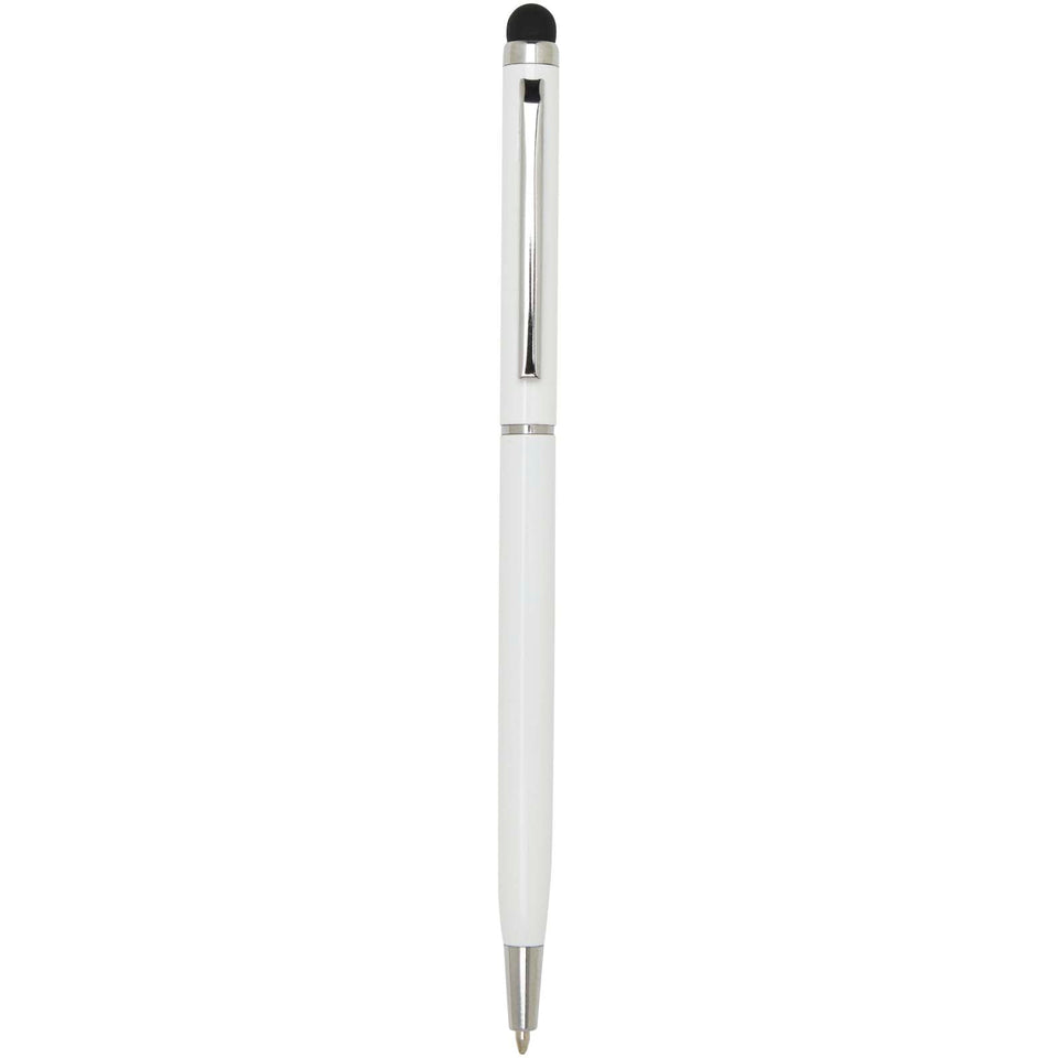 Penna a sfera in alluminio con stylus Ore (inchiostro blu) personalizzato con logo - Pubblienne