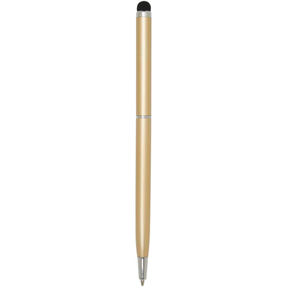 Penna a sfera in alluminio con stylus Ore (inchiostro blu) personalizzato con logo - Pubblienne