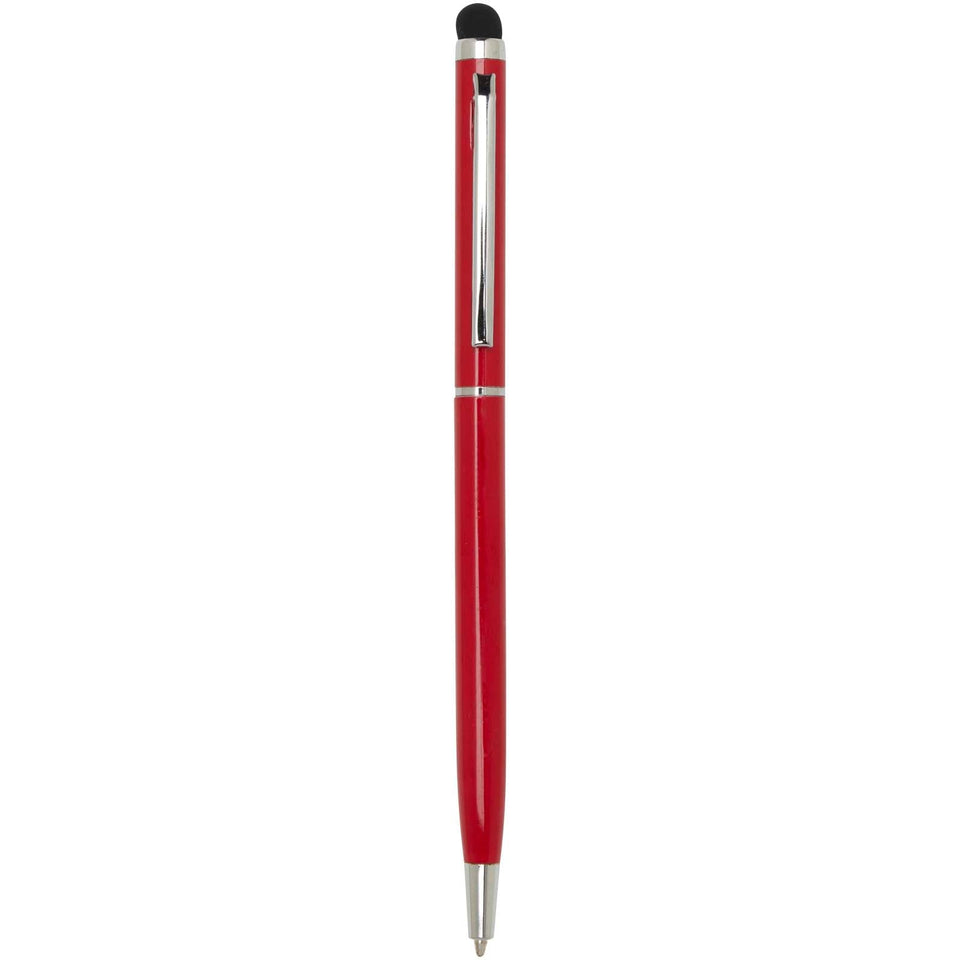 Penna a sfera in alluminio con stylus Ore (inchiostro blu) personalizzato con logo - Pubblienne