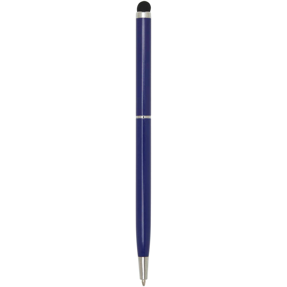 Penna a sfera in alluminio con stylus Ore (inchiostro blu) personalizzato con logo - Pubblienne