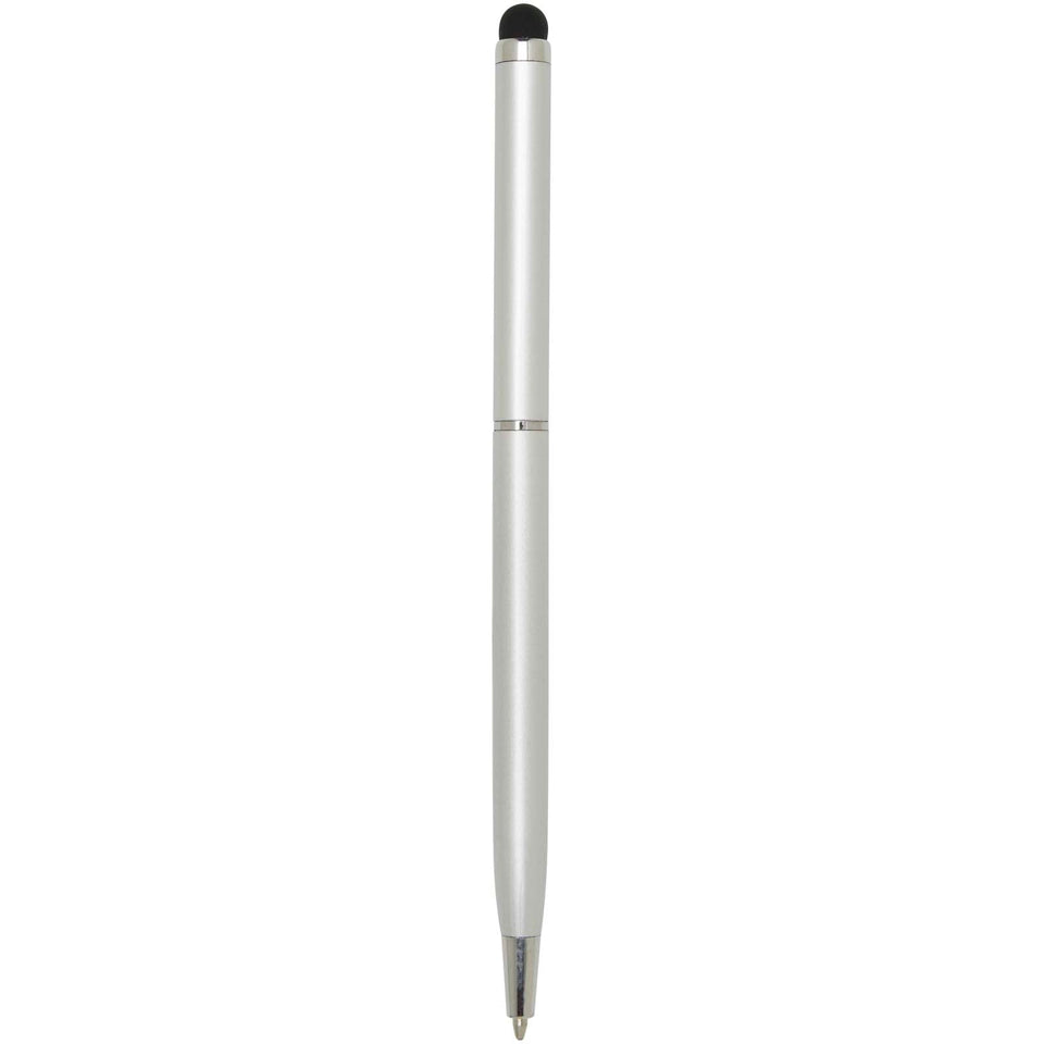 Penna a sfera in alluminio con stylus Ore (inchiostro blu) personalizzato con logo - Pubblienne