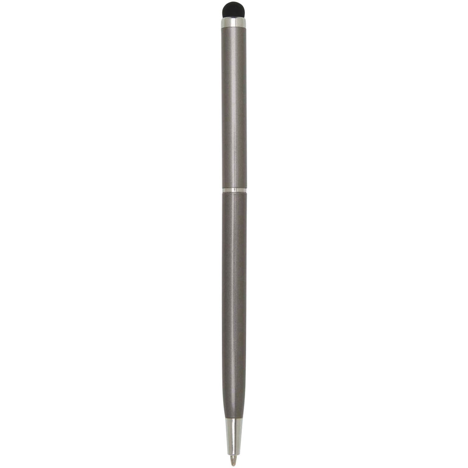 Penna a sfera in alluminio con stylus Ore (inchiostro blu) personalizzato con logo - Pubblienne