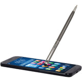 Penna a sfera in alluminio con stylus Ore (inchiostro blu) personalizzato con logo - Pubblienne