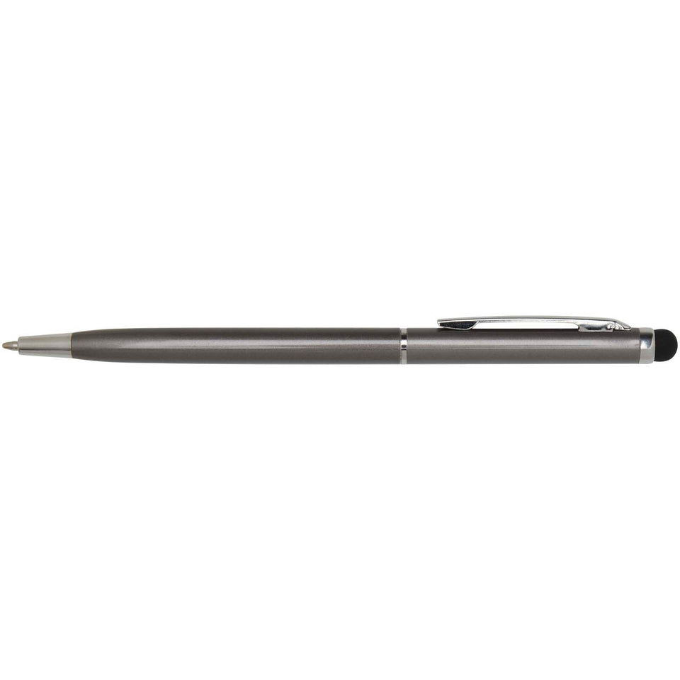 Penna a sfera in alluminio con stylus Ore (inchiostro blu) personalizzato con logo - Pubblienne
