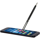 Penna a sfera in alluminio con stylus Ore (inchiostro blu) personalizzato con logo - Pubblienne