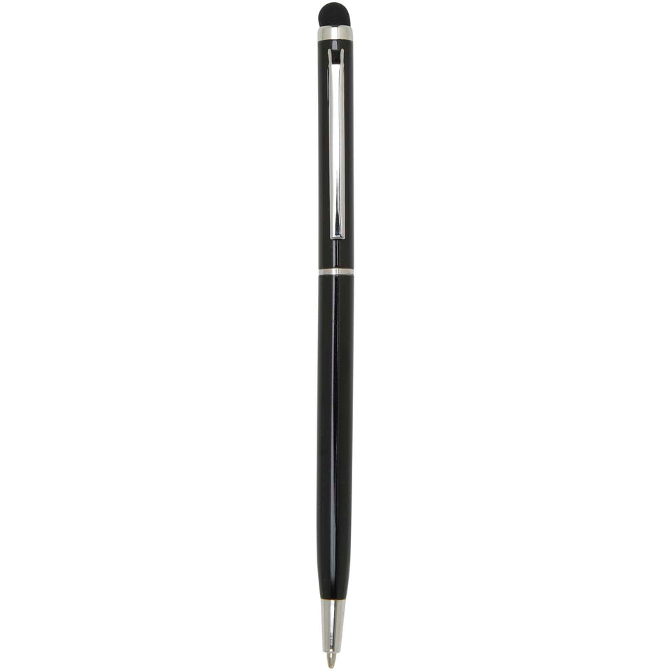 Penna a sfera in alluminio con stylus Ore (inchiostro blu) personalizzato con logo - Pubblienne