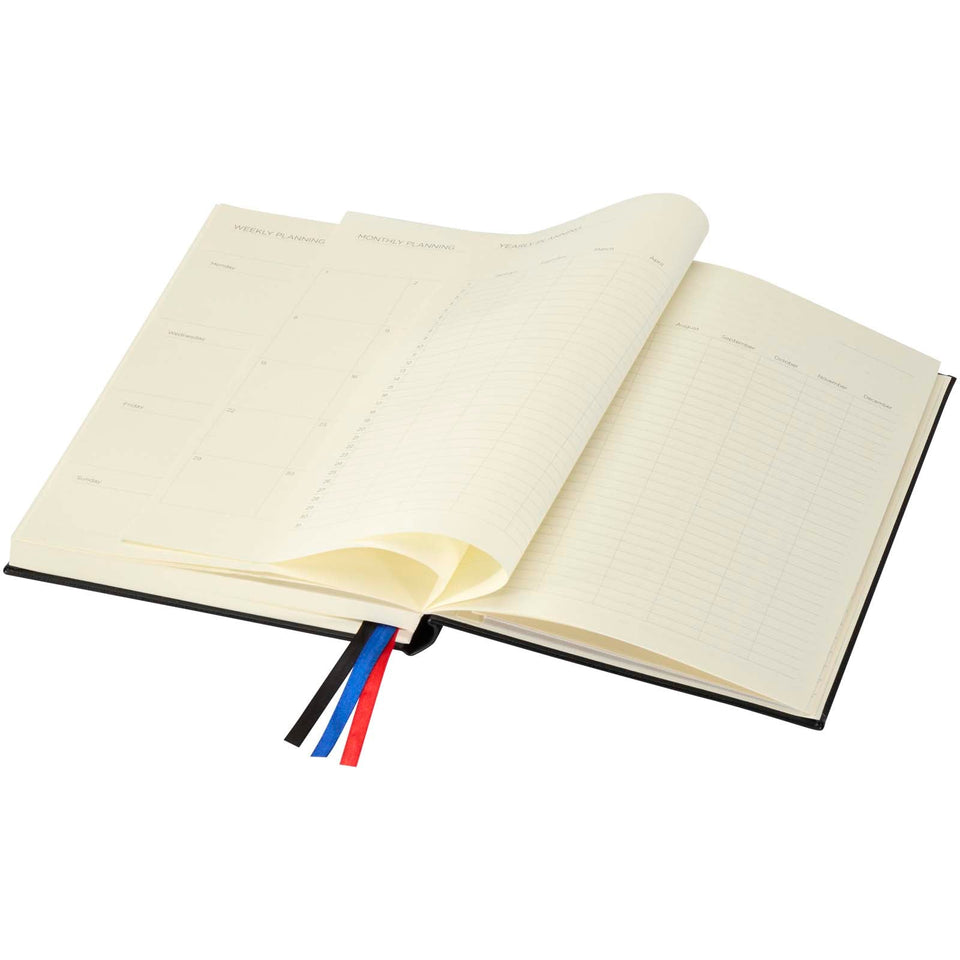 Blocco note formato A5 con copertina rigida Alder personalizzato con logo - Pubblienne