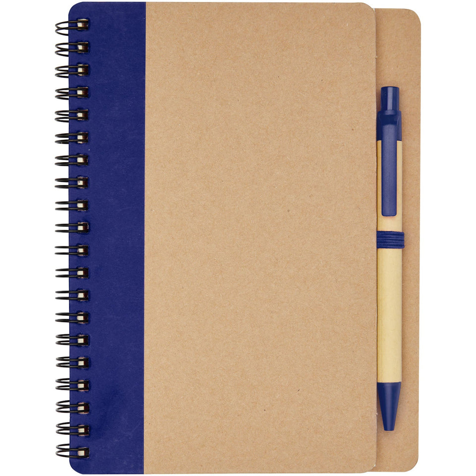 Blocco note riciclato con penna Priestly personalizzato con logo - Pubblienne