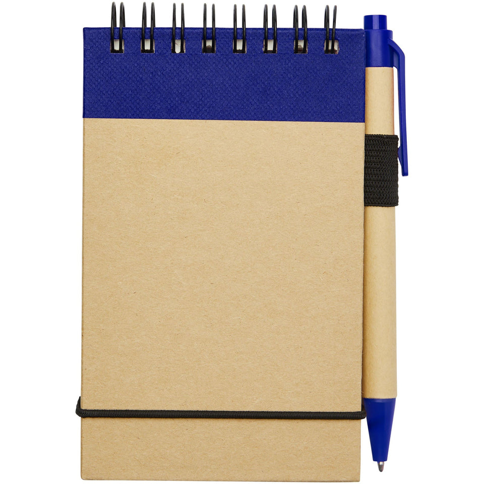 Taccuino riciclato formato A7 con penna Zuse personalizzato con logo - Pubblienne