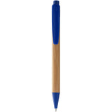 Penna a sfera in bambù Borneo (inchiostro nero) personalizzato con logo - Pubblienne