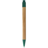 Penna a sfera in bambù Borneo (inchiostro nero) personalizzato con logo - Pubblienne