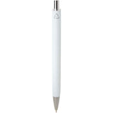 Penna a sfera in materiale riciclato certificato RCS con finitura metallica (inchiostro nero) Feld personalizzato con logo - Pubblienne