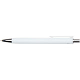 Penna a sfera in materiale riciclato certificato RCS con finitura metallica (inchiostro nero) Feld personalizzato con logo - Pubblienne