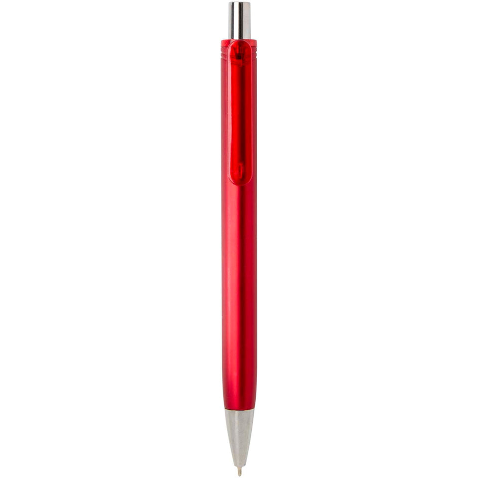 Penna a sfera in materiale riciclato certificato RCS con finitura metallica (inchiostro nero) Feld personalizzato con logo - Pubblienne