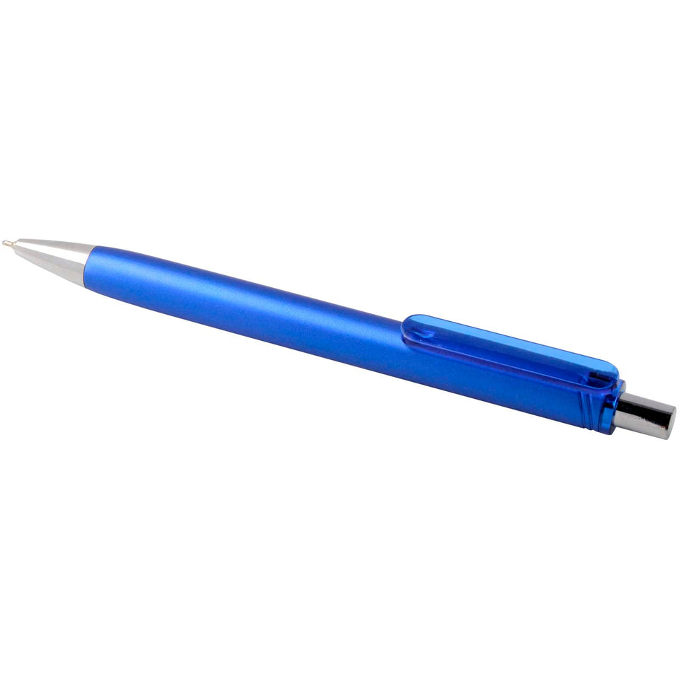 Penna a sfera in materiale riciclato certificato RCS con finitura metallica (inchiostro nero) Feld personalizzato con logo - Pubblienne