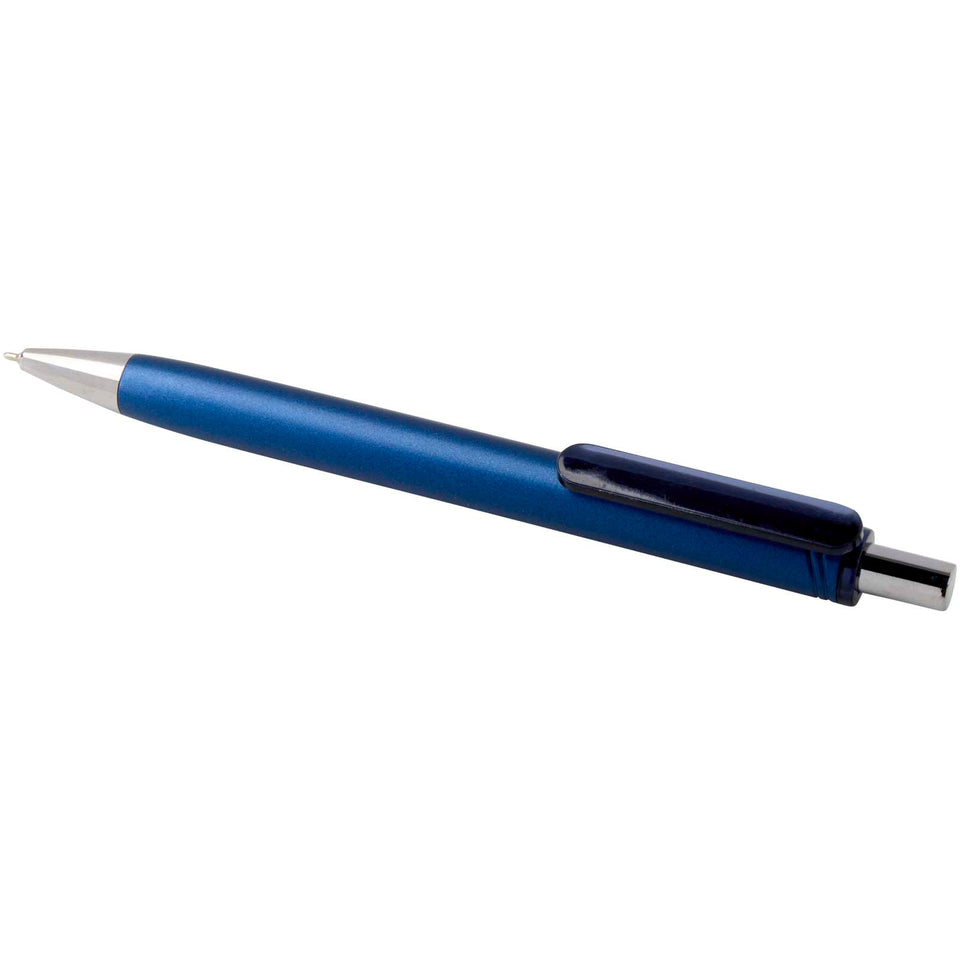 Penna a sfera in materiale riciclato certificato RCS con finitura metallica (inchiostro nero) Feld personalizzato con logo - Pubblienne