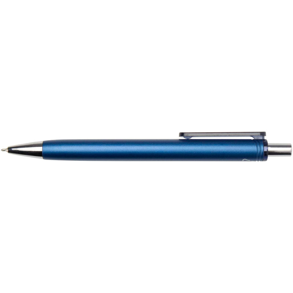 Penna a sfera in materiale riciclato certificato RCS con finitura metallica (inchiostro nero) Feld personalizzato con logo - Pubblienne