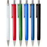Penna a sfera in materiale riciclato certificato RCS con finitura metallica (inchiostro nero) Feld personalizzato con logo - Pubblienne