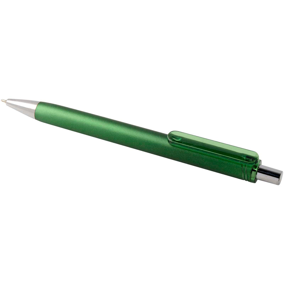 Penna a sfera in materiale riciclato certificato RCS con finitura metallica (inchiostro nero) Feld personalizzato con logo - Pubblienne