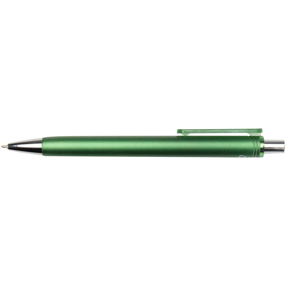 Penna a sfera in materiale riciclato certificato RCS con finitura metallica (inchiostro nero) Feld personalizzato con logo - Pubblienne