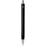 Penna a sfera in materiale riciclato certificato RCS con finitura metallica (inchiostro nero) Feld personalizzato con logo - Pubblienne