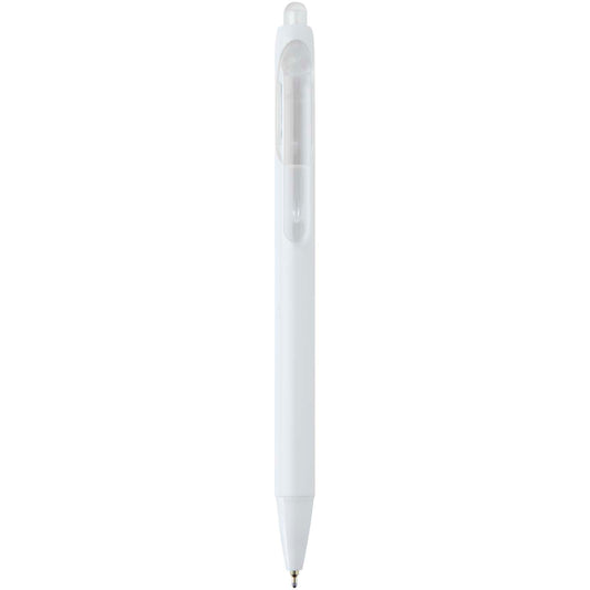Penna a sfera a doppia iniezione in materiale riciclato certificato RCS (inchiostro blu) Glen personalizzato con logo - Pubblienne