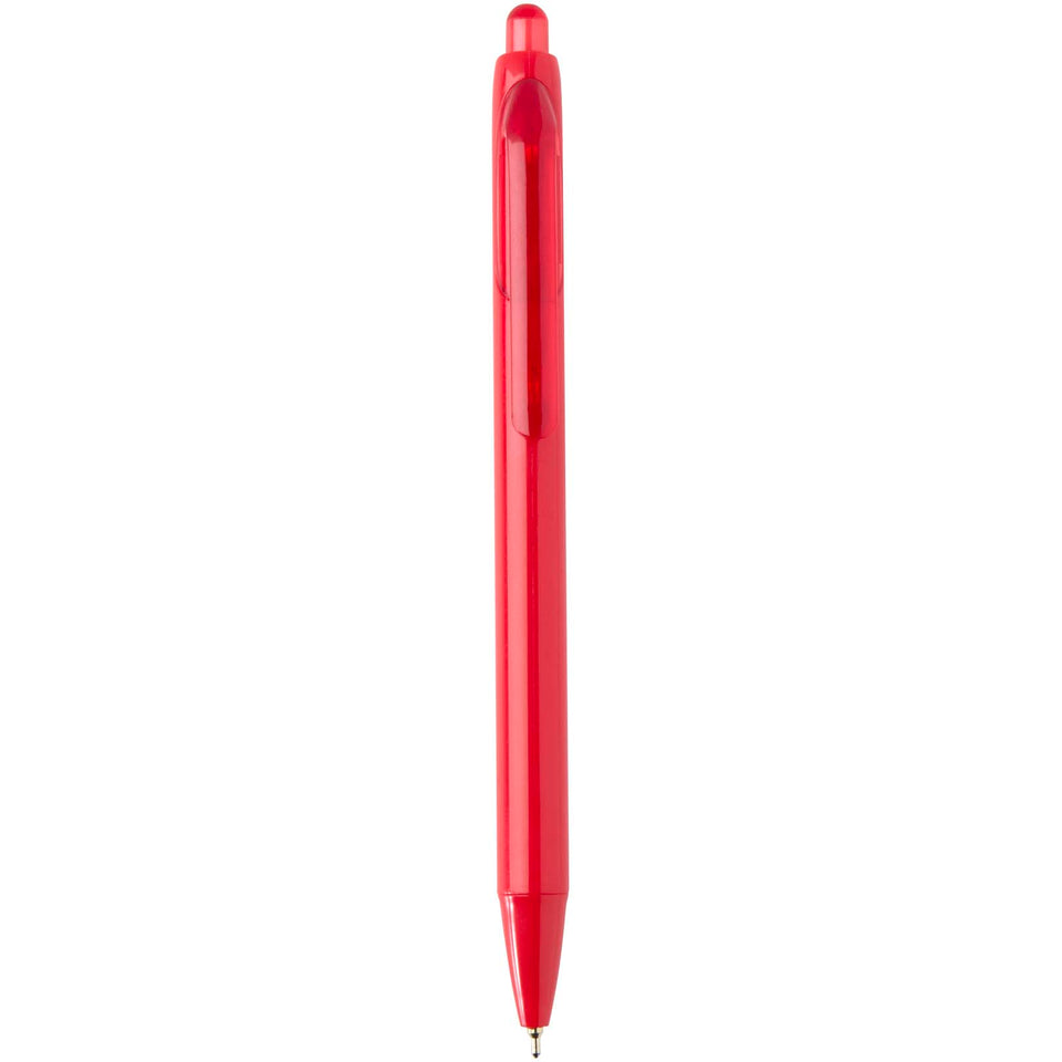 Penna a sfera a doppia iniezione in materiale riciclato certificato RCS (inchiostro blu) Glen personalizzato con logo - Pubblienne