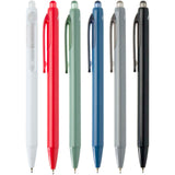 Penna a sfera a doppia iniezione in materiale riciclato certificato RCS (inchiostro blu) Glen personalizzato con logo - Pubblienne
