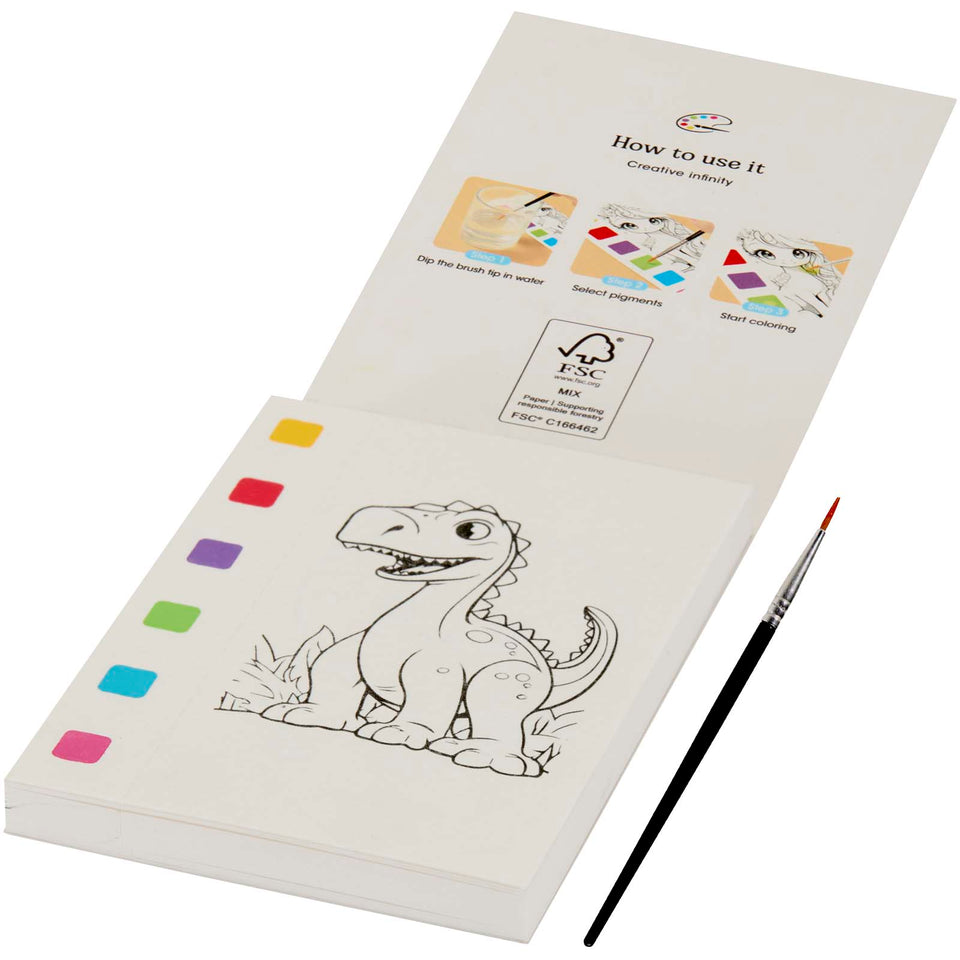 Libro da colorare e set di pennarelli acquerellabili Quell personalizzato con logo - Pubblienne