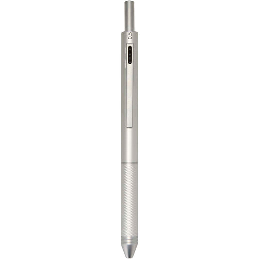 Penna a sfera 4 in 1 in acciaio inossidabile riciclato certificato RCS Tine personalizzato con logo - Pubblienne