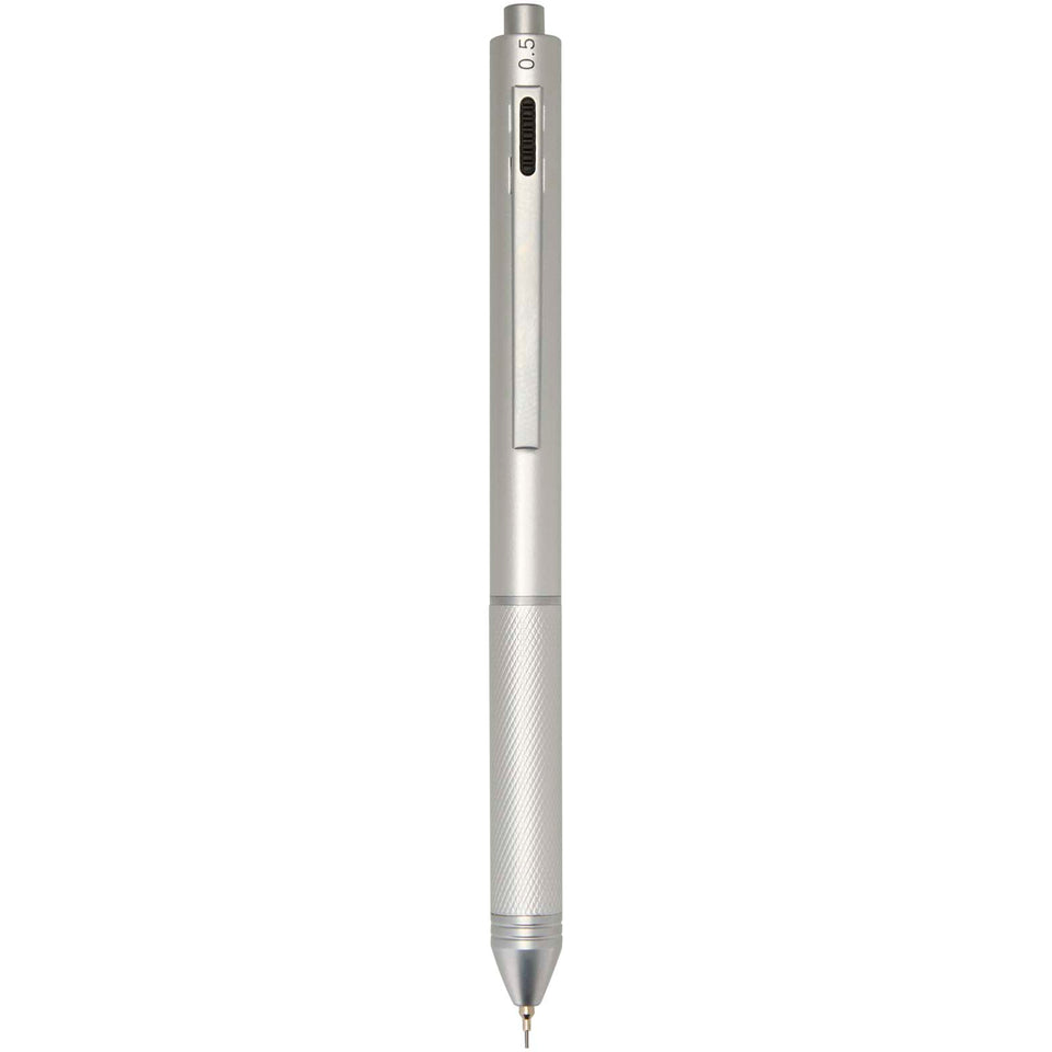 Penna a sfera 4 in 1 in acciaio inossidabile riciclato certificato RCS Tine personalizzato con logo - Pubblienne