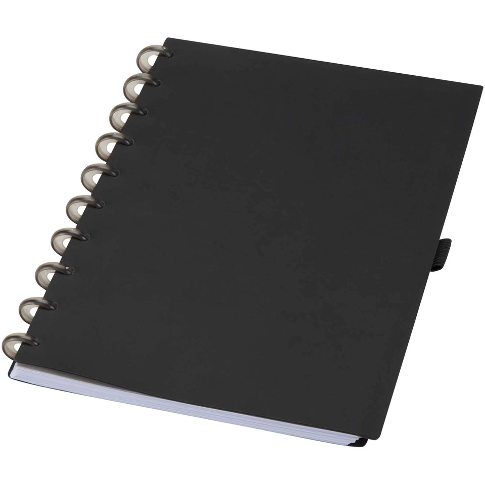 Agenda con copertina flessibile e sistema a anelli SMART personalizzato con logo - Pubblienne