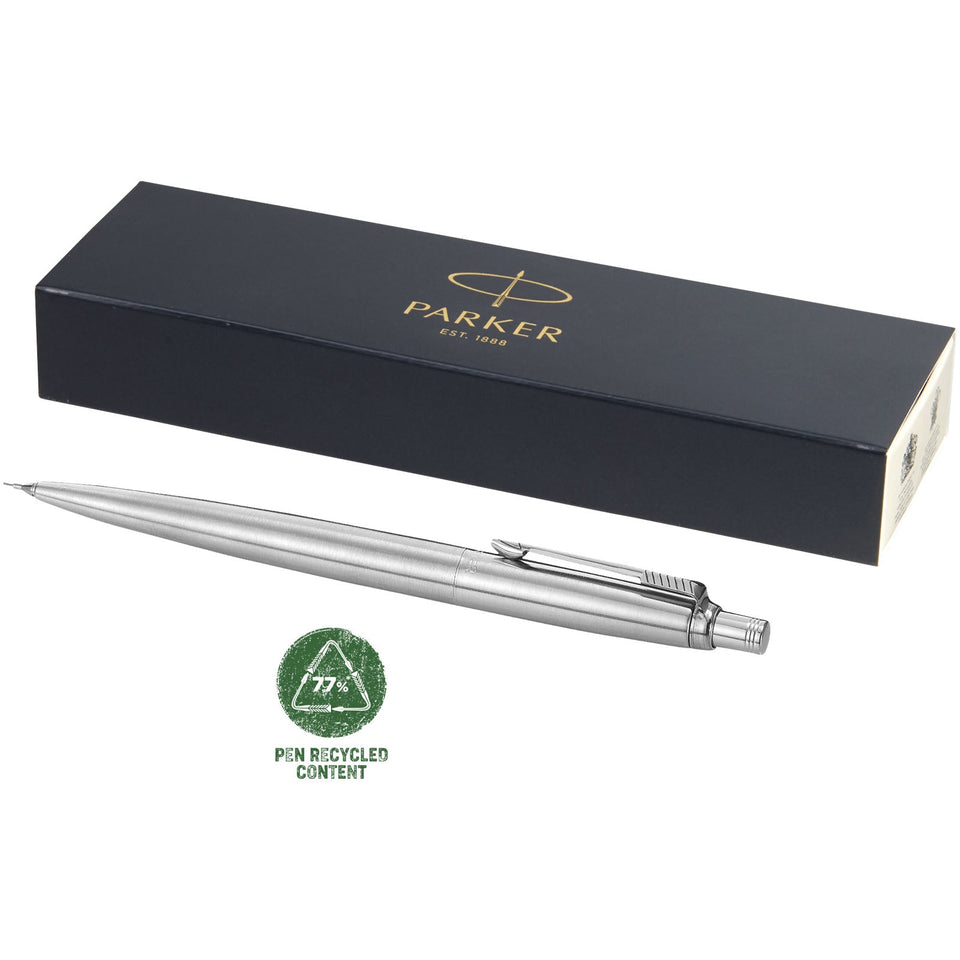 Parker portamina con gomma intergrata Jotter (inchiostro nero) personalizzato con logo - Pubblienne