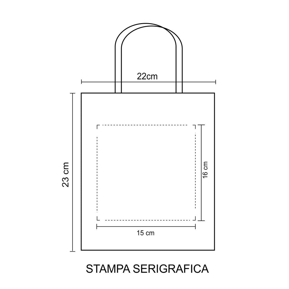 Aurora - Shopper In Carta Naturale personalizzato con logo - Pubblienne
