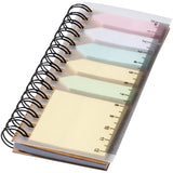 Blocco note a spirale con foglietti adesivi colorati Spinner personalizzato con logo - Pubblienne