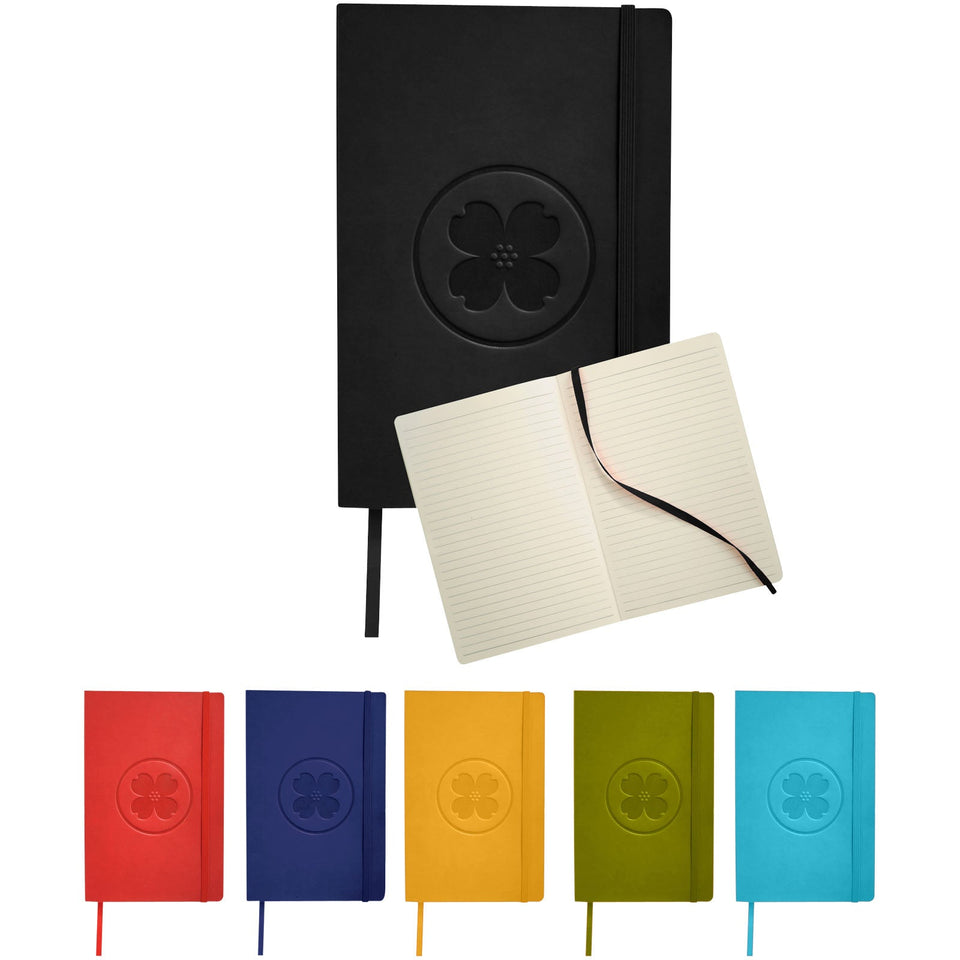 Blocco note con copertina morbida formato A5 Classic personalizzato con logo - Pubblienne