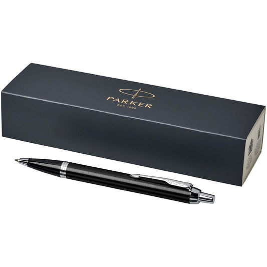 Parker penna a sfera IM (inchiostro blu) personalizzato con logo - Pubblienne
