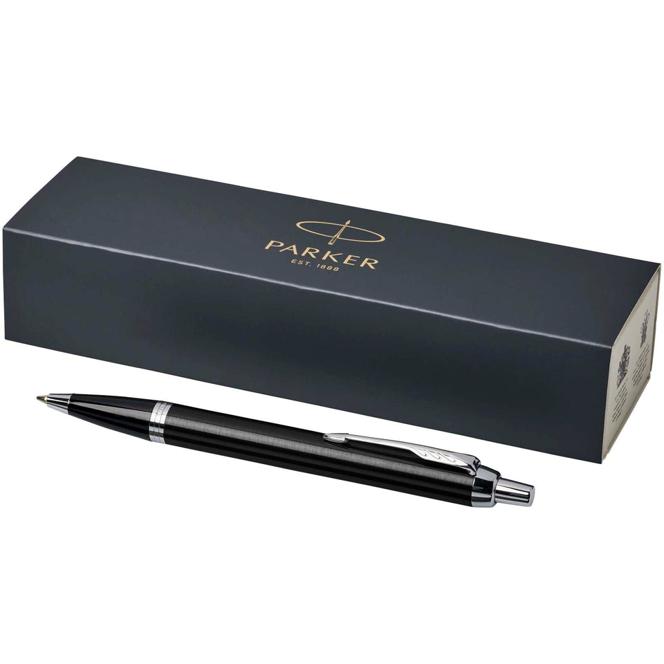 Parker penna a sfera IM (inchiostro blu) personalizzato con logo - Pubblienne