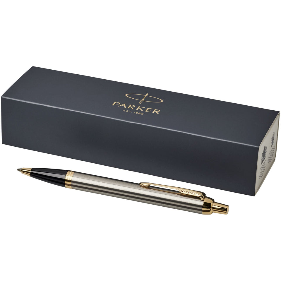 Parker penna a sfera IM (inchiostro blu) personalizzato con logo - Pubblienne