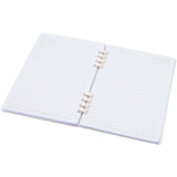 Blocco note a spirale formato A5 con copertina rigida in materiale riciclato certificato RCS Fil personalizzato con logo - Pubblienne