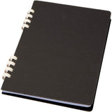Blocco note a spirale formato A5 con copertina rigida in materiale riciclato certificato RCS Fil personalizzato con logo - Pubblienne